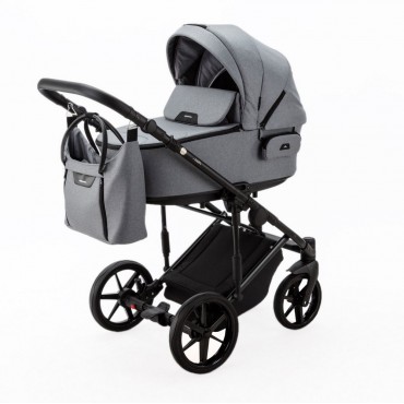 Коляска детская 2 в 1 Adamex Zico Tip цвет: серый TK-60