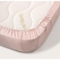 Простыня на резинке детская 100*70 см цвет: розовый ПР-С.100.70.7