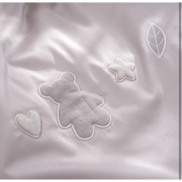 Комплект постельного белья 2 предмета Teddy Sateen Collection цвет: серый