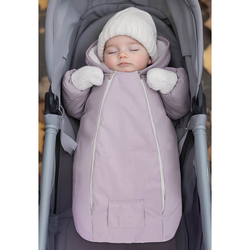 Детский демисезонный конверт-комбинезон 62 см «Уно» цвет: лиловый 926/20