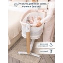 Электроколыбель-манеж 3 в 1 с автокачанием + пульт Д/У Pituso Denia цвет: Beige/бежевый PD-C03-Beige-25