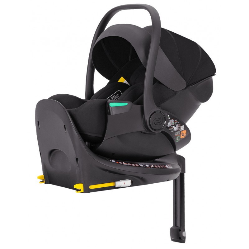 Автокресло-люлька 0-13 кг Carrello Vega Lite + база Isofix цвет: absolute Black B005B