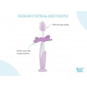 Набор: зубные щетки-массажеры для десен малышей Flower Цвет: лавандовый RTB-005