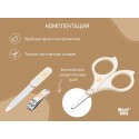 Маникюрный набор: ножницы, пилочка, кусачки RBM-001