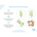 Набор: зубные щетки-массажеры для десен малышей Flower Цвет: мятный RTB-002